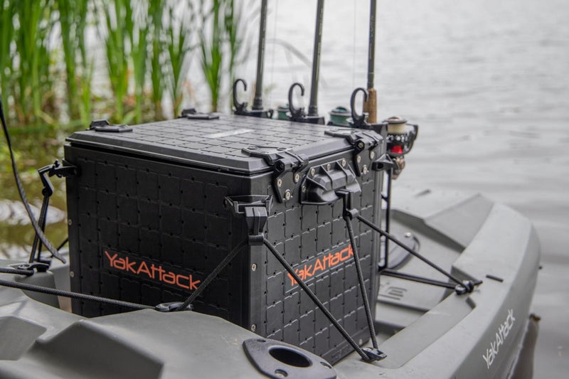 YakAttack  BlackPak Pro Kayak Fishing Crate - 13in x 13in