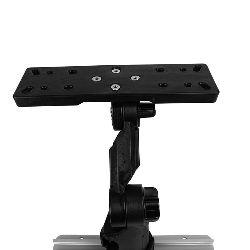 Rectangular Fish Finder Mount with Track Mounted LockNLoad Mounting System YakAttack