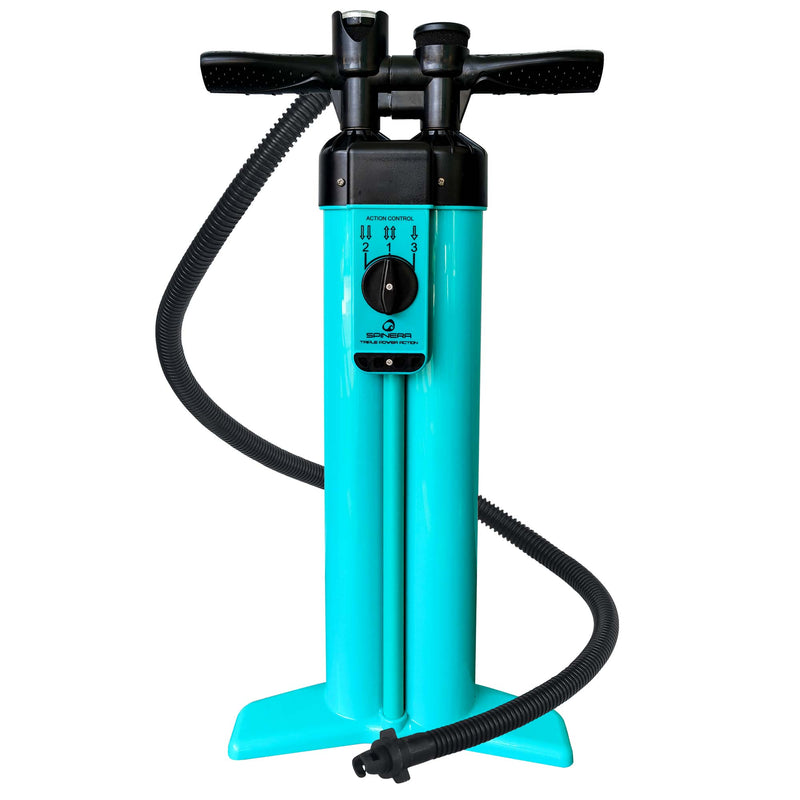 Triple Power Action Pump - Inc Gauge - Paddle Outlet